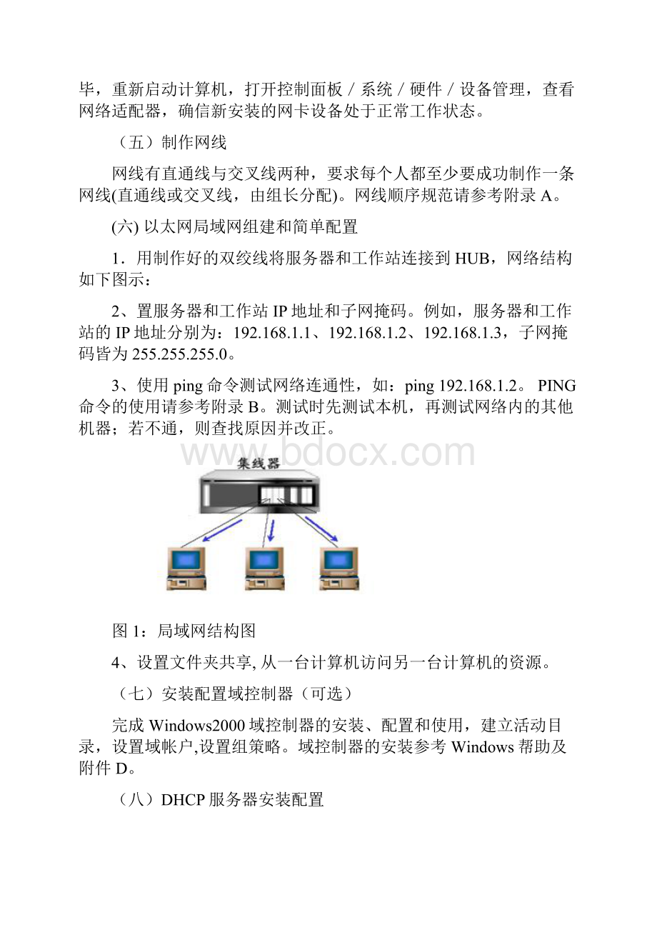 计算机网络方向实习指导书.docx_第2页