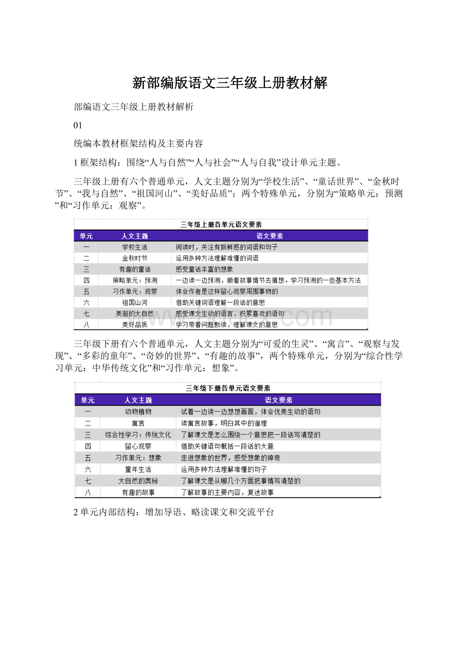 新部编版语文三年级上册教材解.docx