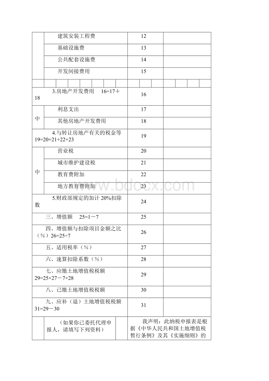 土地增值税清算申报表及文档格式.docx_第2页