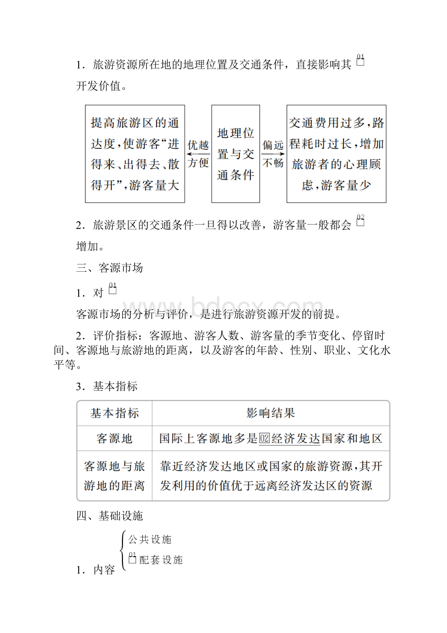 学年高中地理第二章旅游资源第二节旅游资源开发条件的评价教学案新人教版选修3.docx_第2页