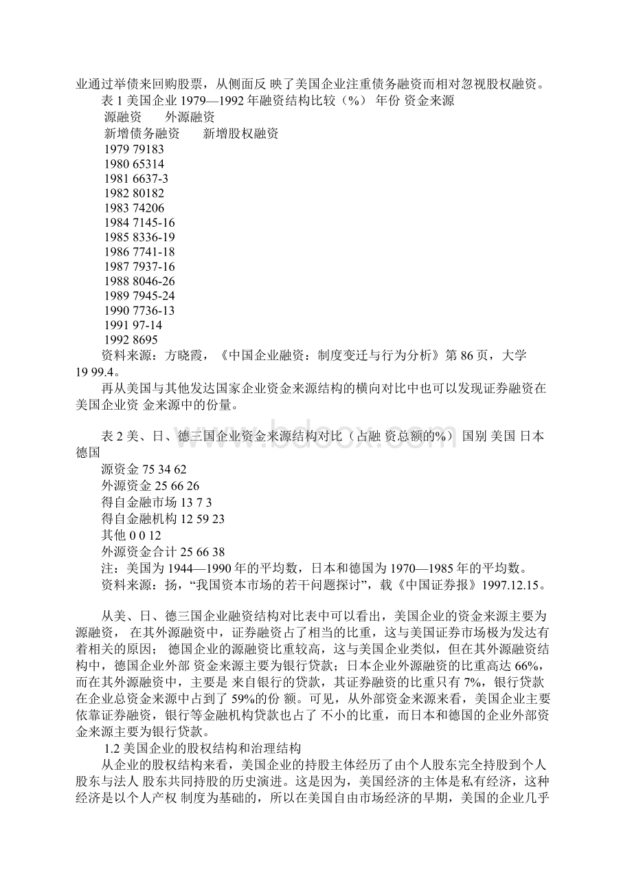 发达国家企业融资模式的比较研究与借鉴.docx_第2页