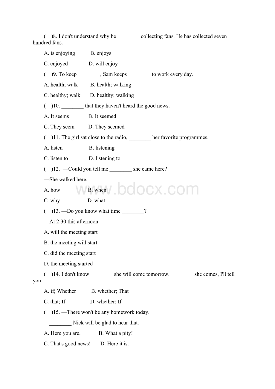 学年八年级英语下册Module10Ontheradio测试题新版外研版328Word格式文档下载.docx_第2页