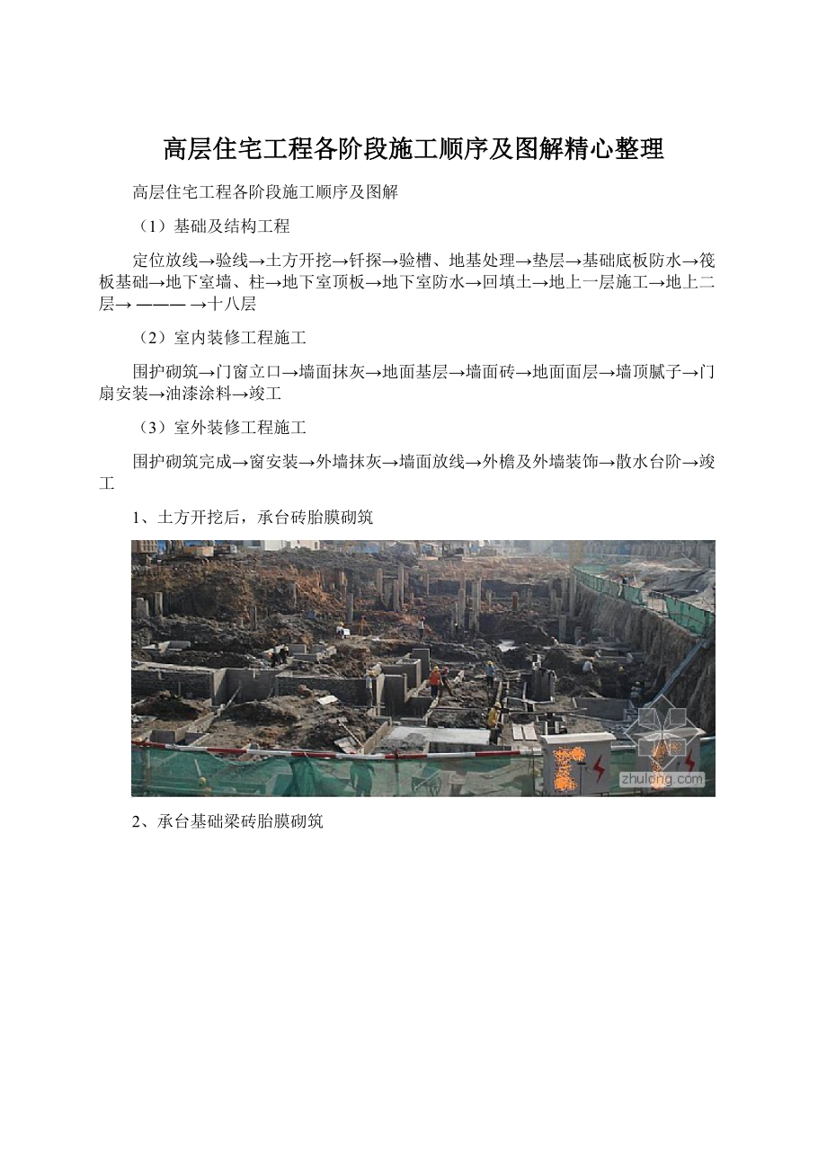 高层住宅工程各阶段施工顺序及图解精心整理.docx_第1页