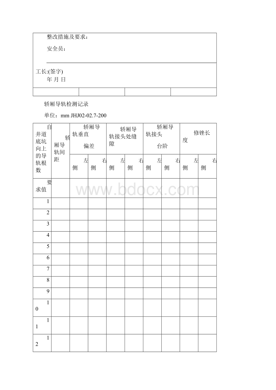 施工过程自检记录Word文档格式.docx_第2页