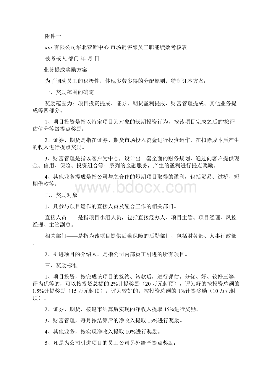 员工提成激励方案Word文件下载.docx_第3页