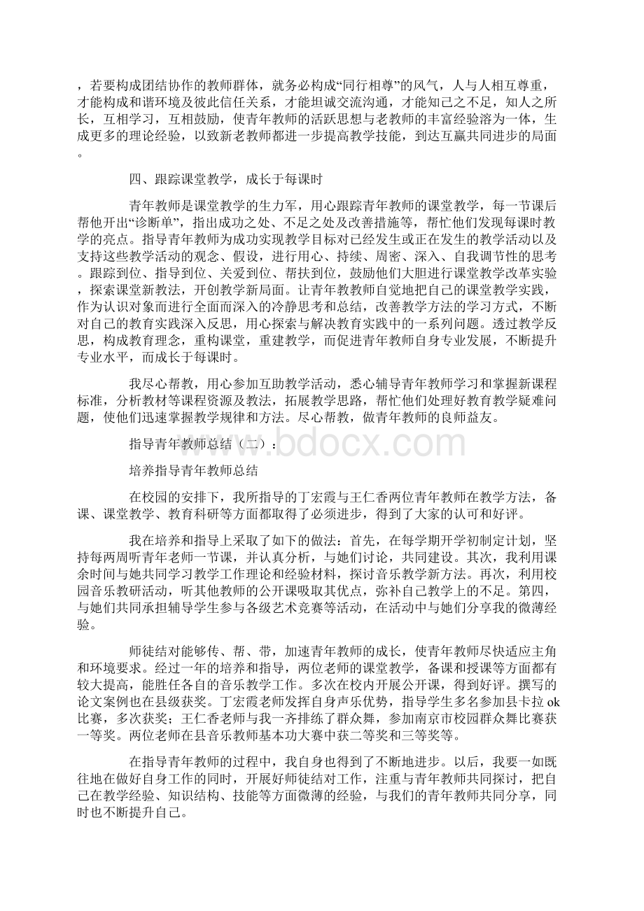 总结范文指导青年教师总结12篇.docx_第2页