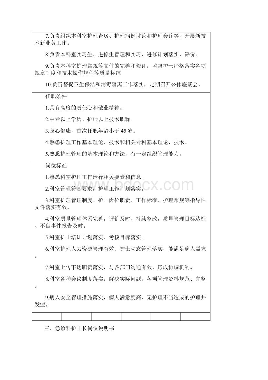 各级护理人员岗位说明书教材.docx_第3页