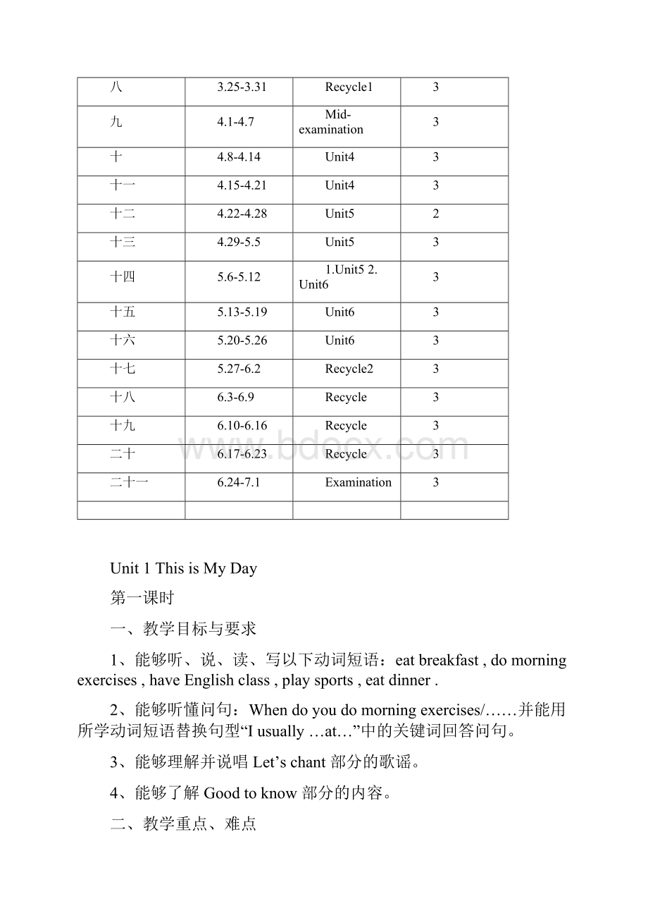 PEP英语五年级下册教案 3.docx_第3页