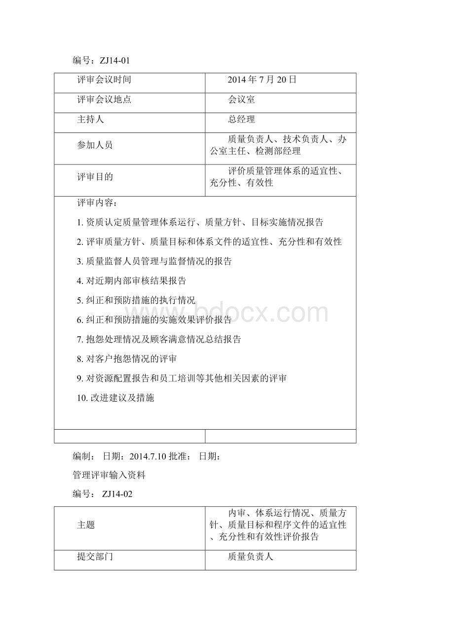 管理评审全套报告.docx_第2页