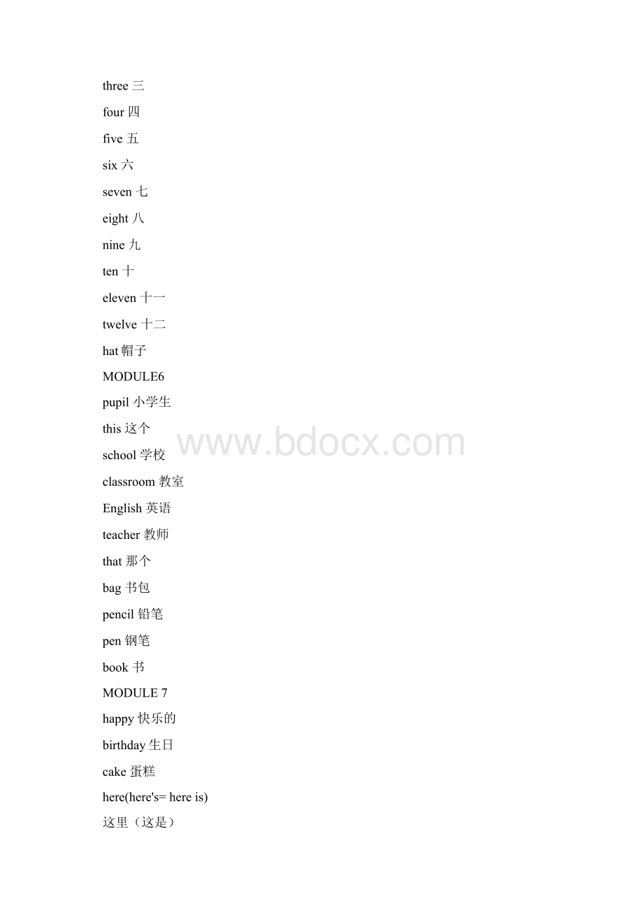 小学英语分册单词总汇.docx_第3页