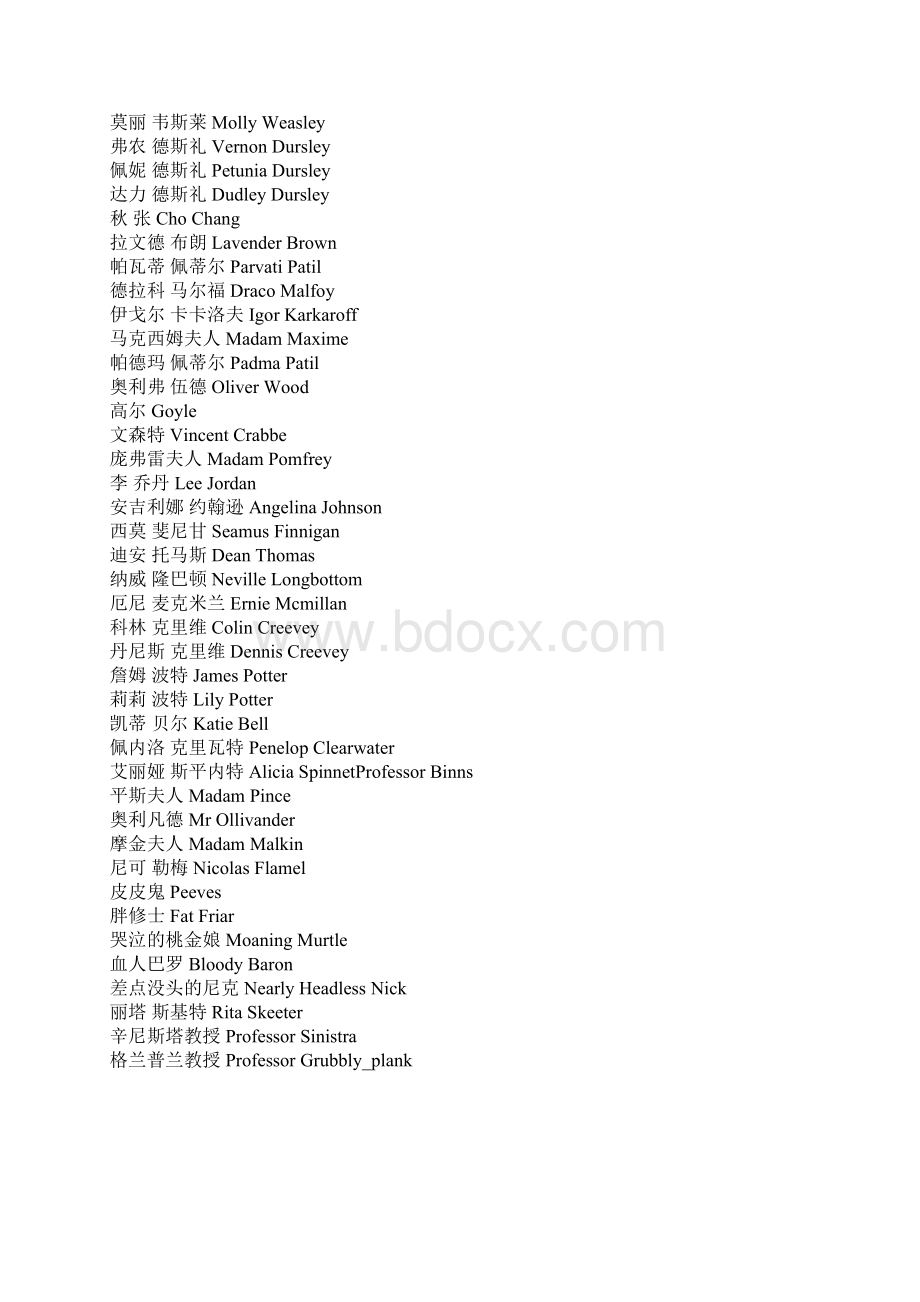 哈利波特英文词汇.docx_第2页