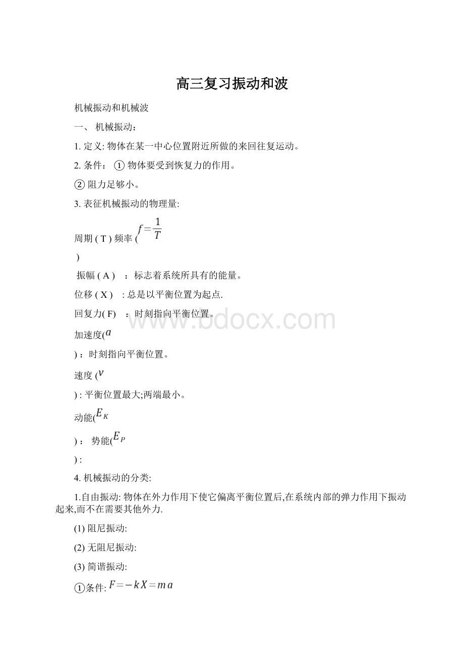 高三复习振动和波Word下载.docx_第1页