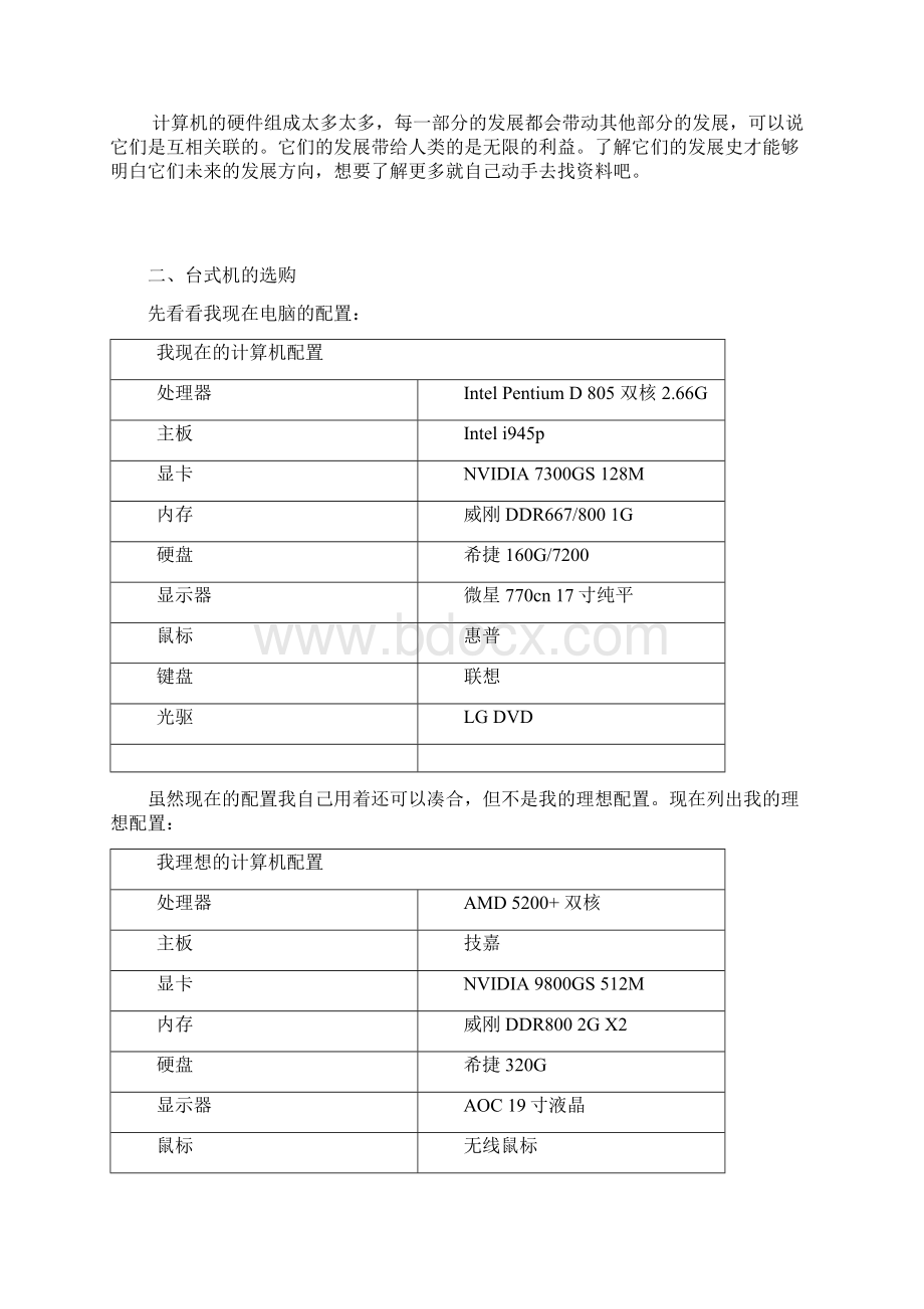 《电脑组装使用与维护》公选课大作业.docx_第3页