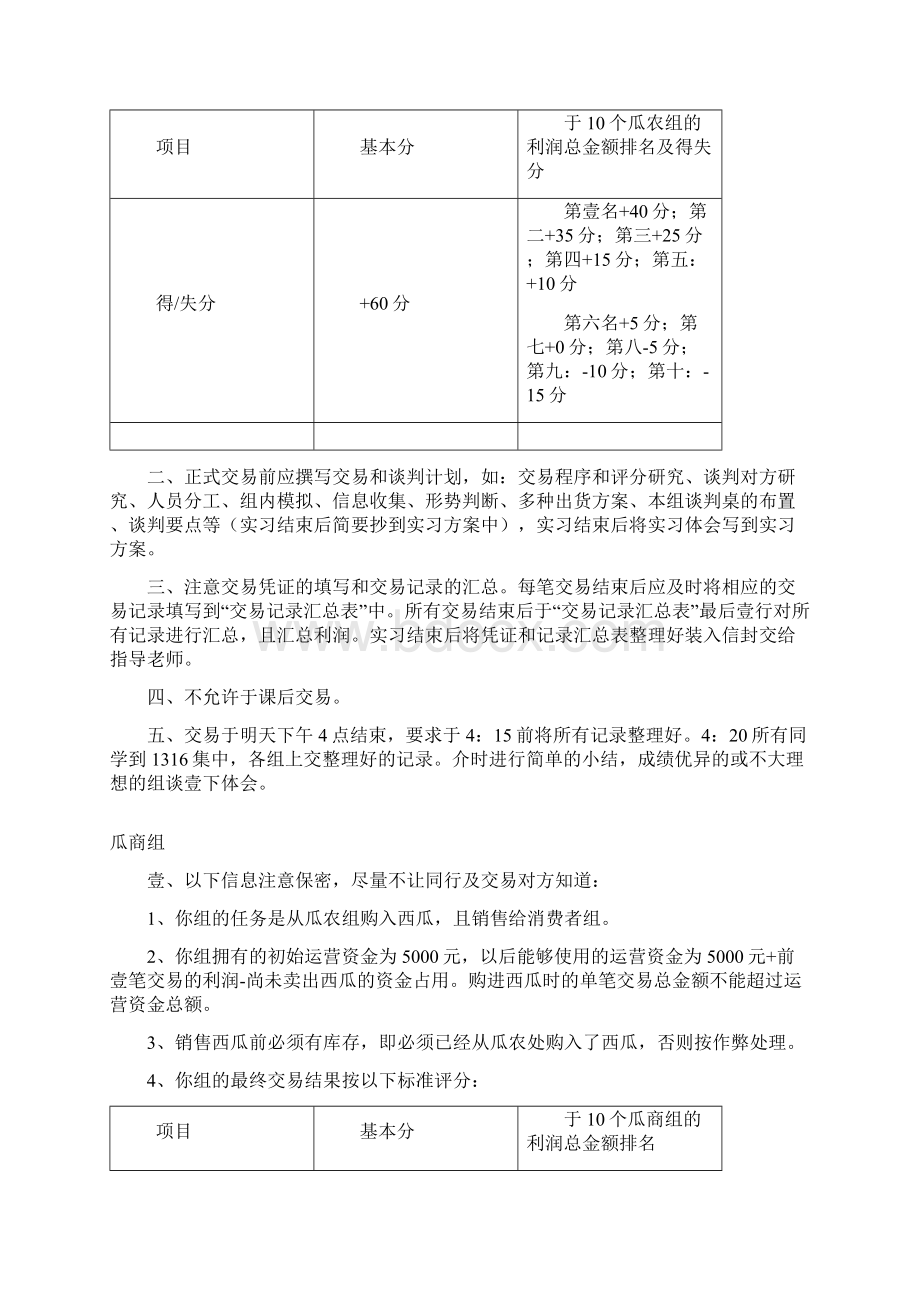 商务谈判春模拟商务谈判方案西瓜学生Word格式.docx_第3页