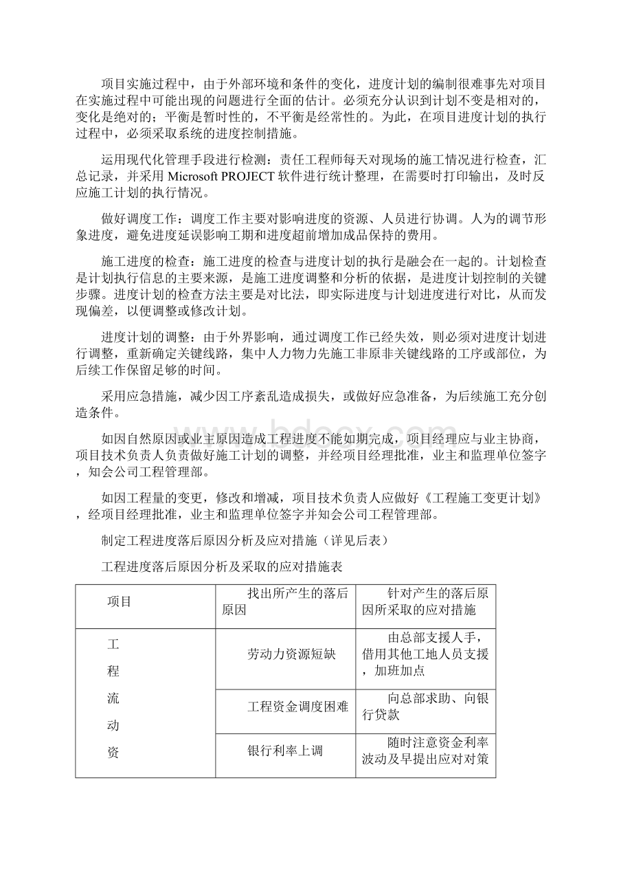 合理加快进度缩短工期的措施Word文档下载推荐.docx_第2页