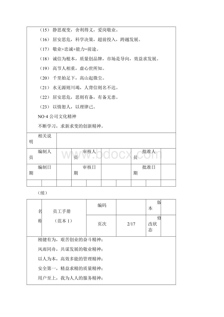 员工手册员工手册全套范本.docx_第2页