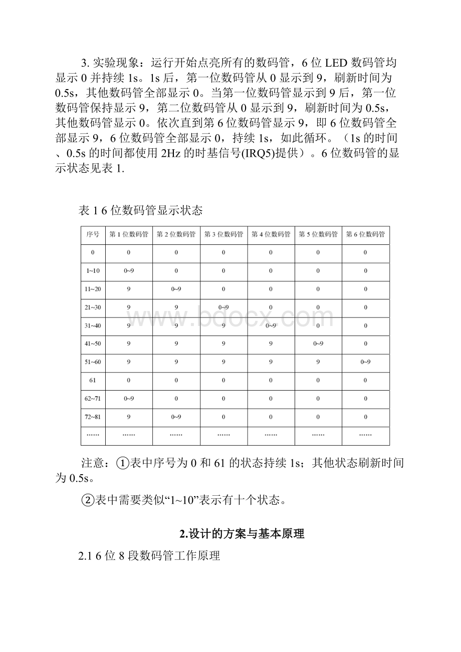 6位7段LED数码管显示Word格式文档下载.docx_第2页