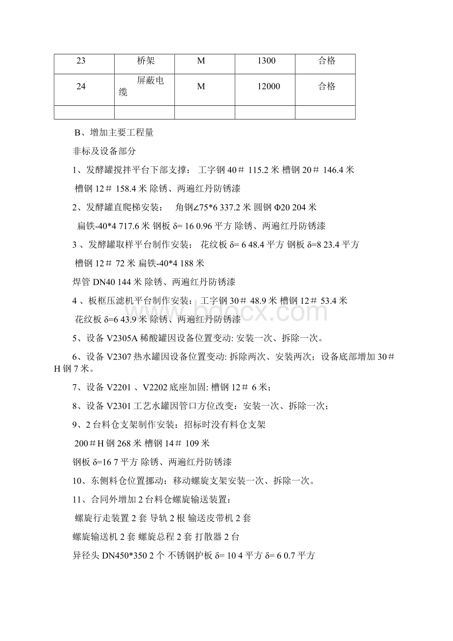 酶解发酵工段安装工程施工总结.docx_第3页