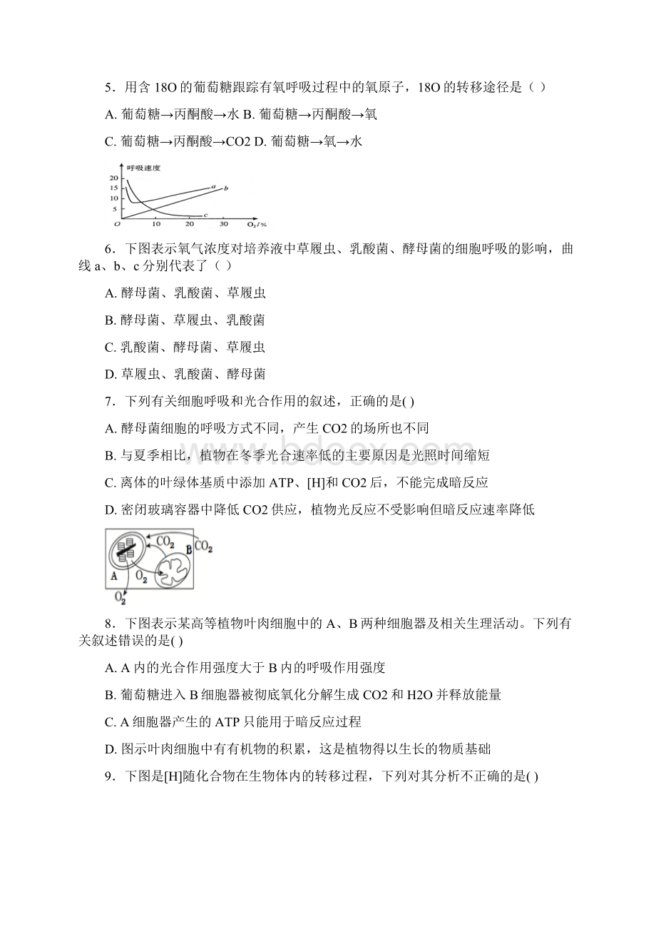 福建省泉州市泉港区学年高一生物下学期第一次月考试题试题.docx_第2页