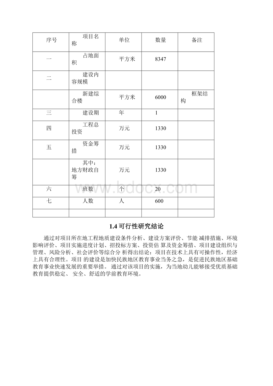 幼儿园申请立项可研报告Word格式文档下载.docx_第3页