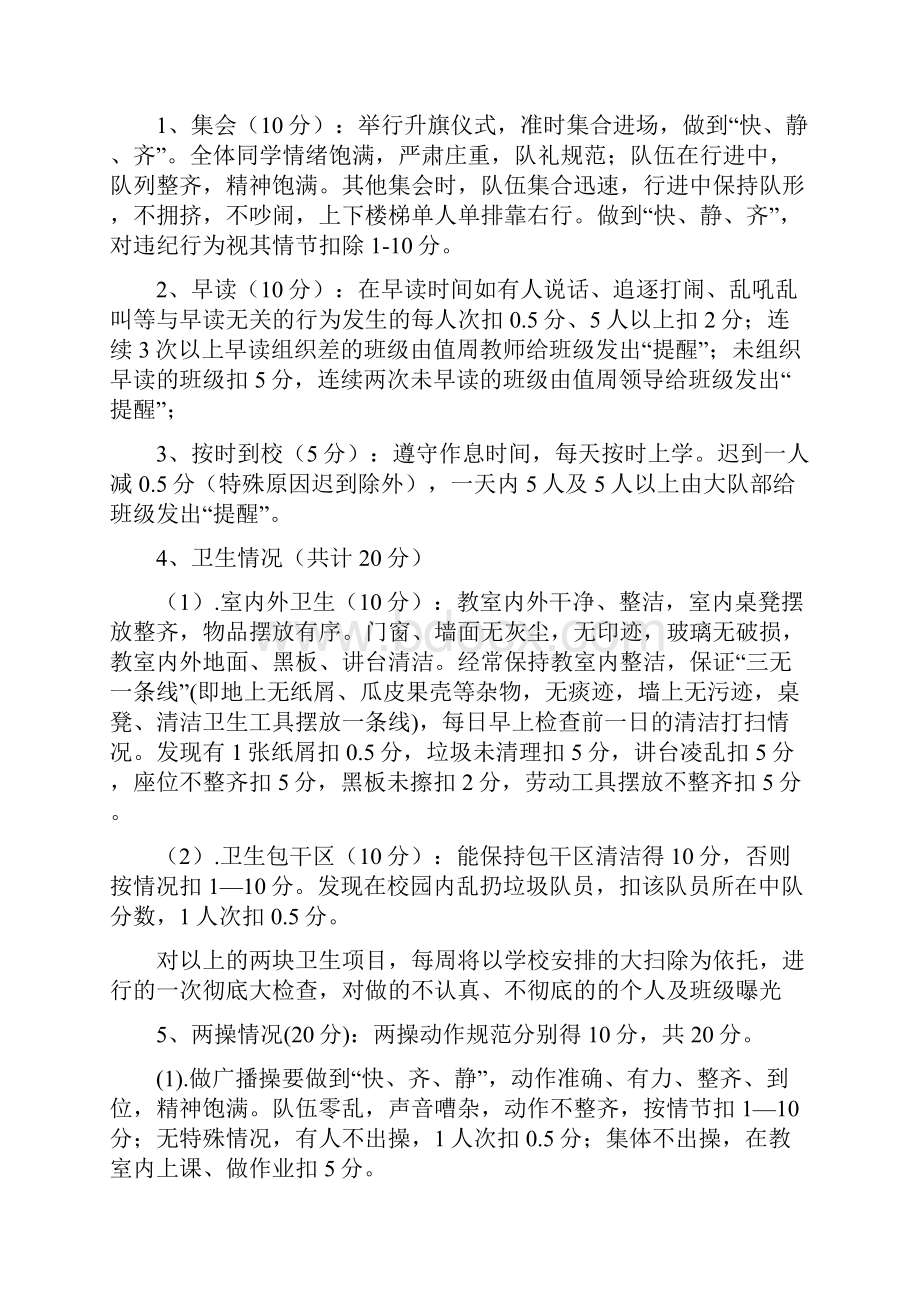 红领巾监督岗职责评分细则检查表格.docx_第2页