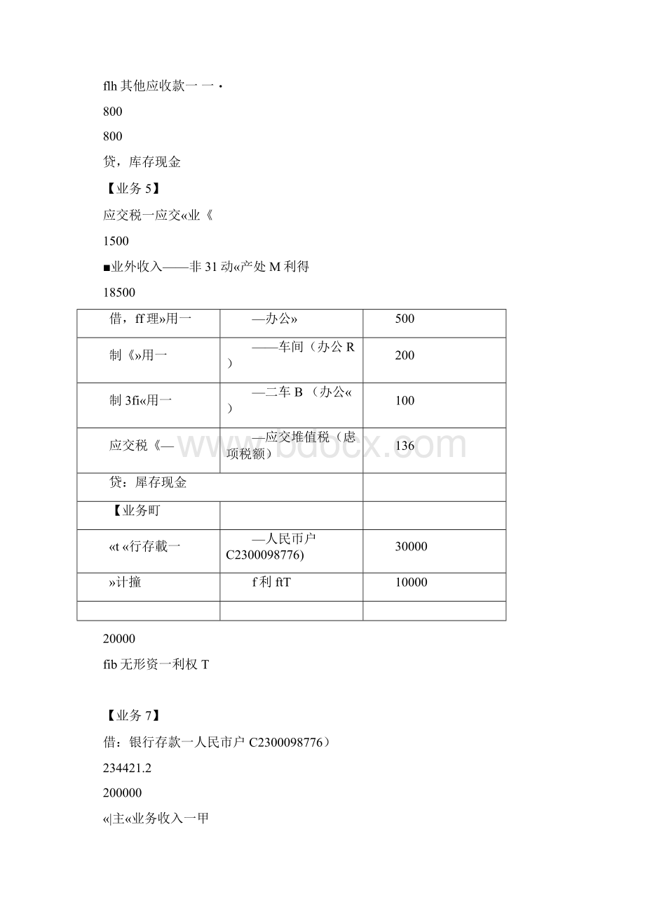 完整版会计综合摸拟实验手工记账处理答案文档格式.docx_第2页