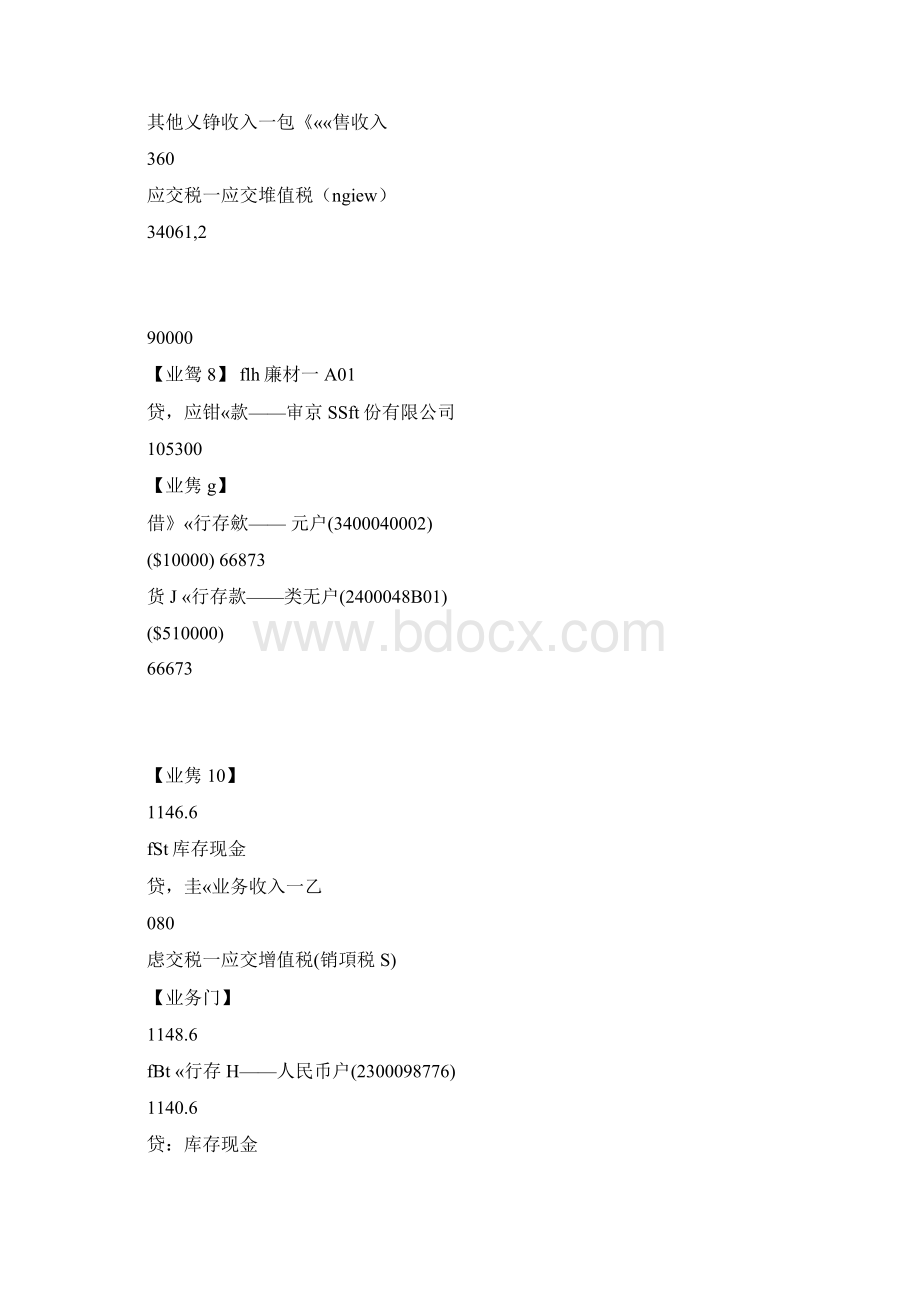 完整版会计综合摸拟实验手工记账处理答案文档格式.docx_第3页