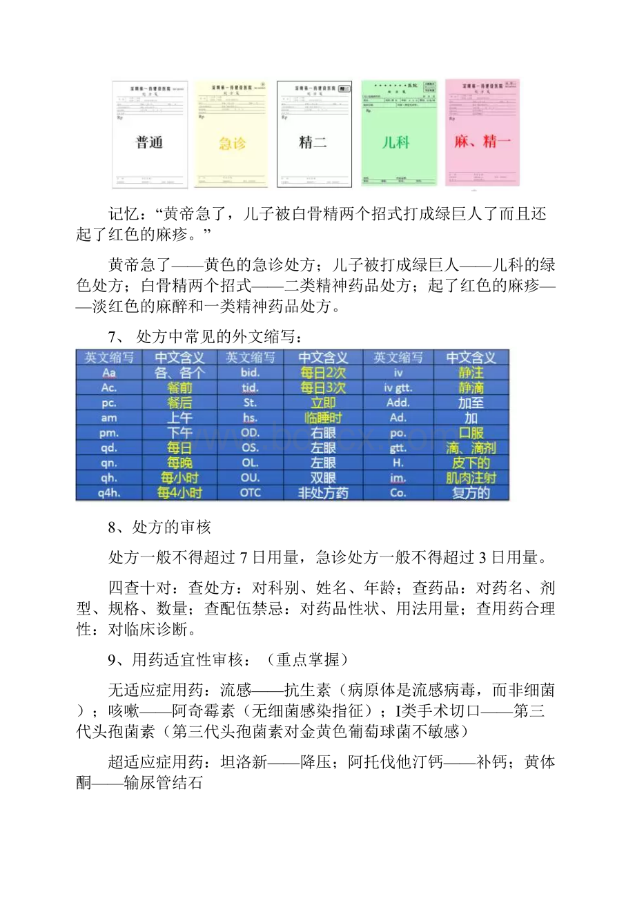 执业药师药学综合归纳Word格式文档下载.docx_第3页