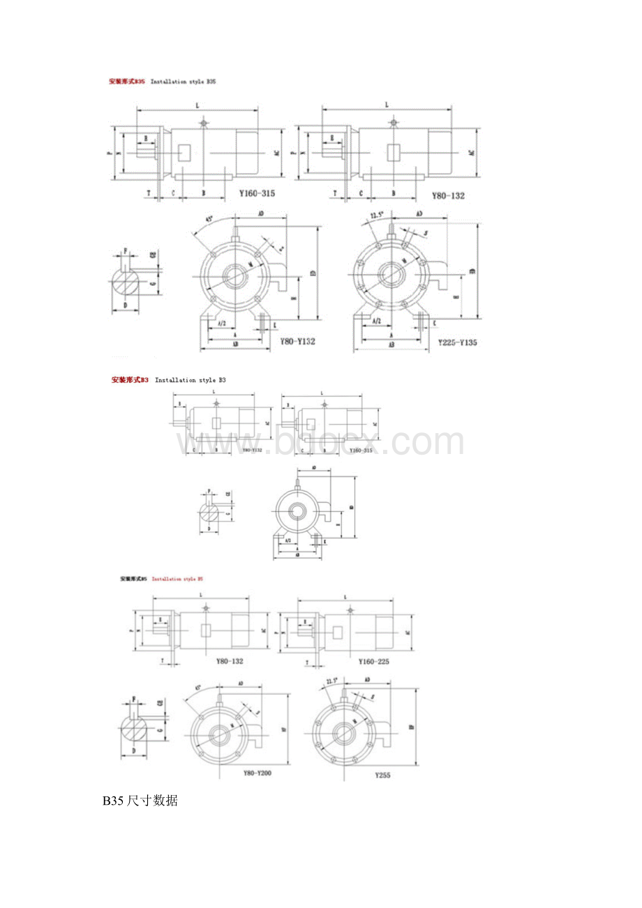 电动机型号参数表及电机轴键槽尺寸.docx_第3页