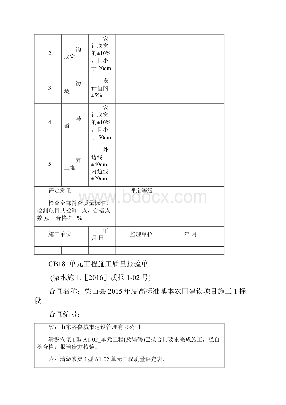 排水沟质量评定表.docx_第3页