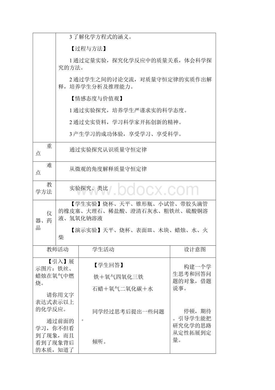 课题1 质量守恒定律 教学设计案例.docx_第3页