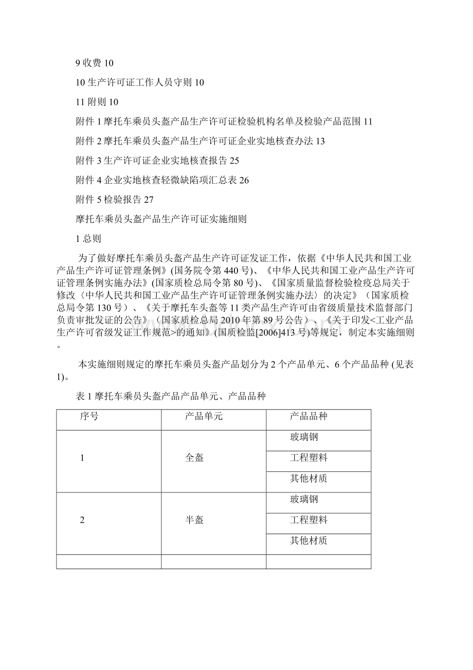 摩托车乘员头盔产品生产许可证实施细则Word格式.docx_第2页