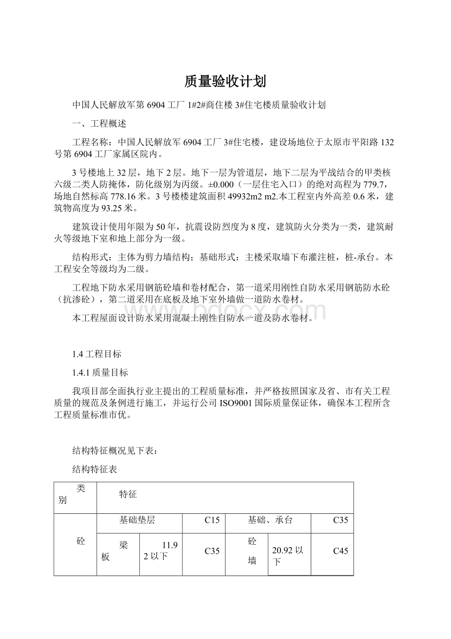 质量验收计划.docx_第1页