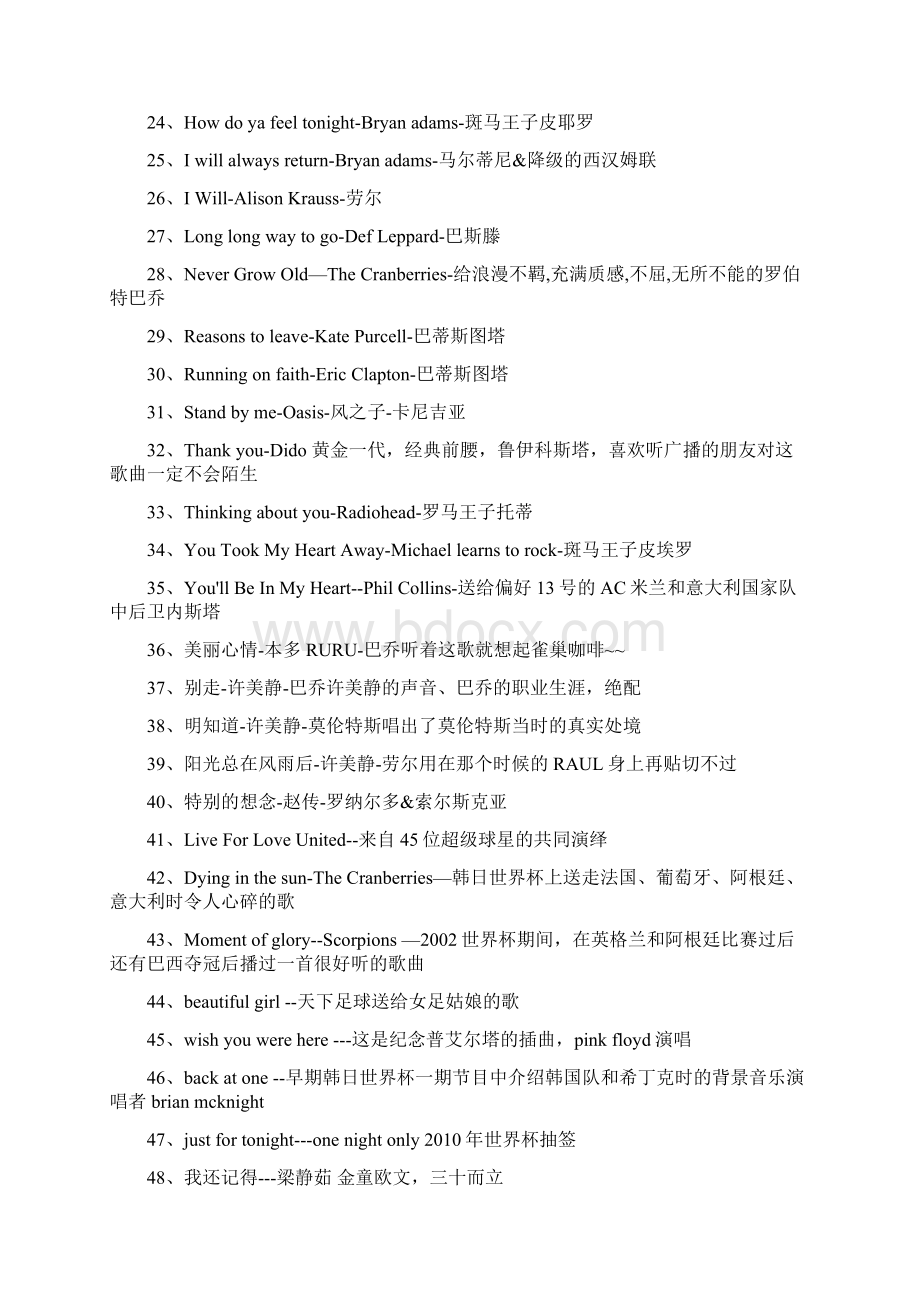 天下足球全部背景音乐word精品文档11页.docx_第3页