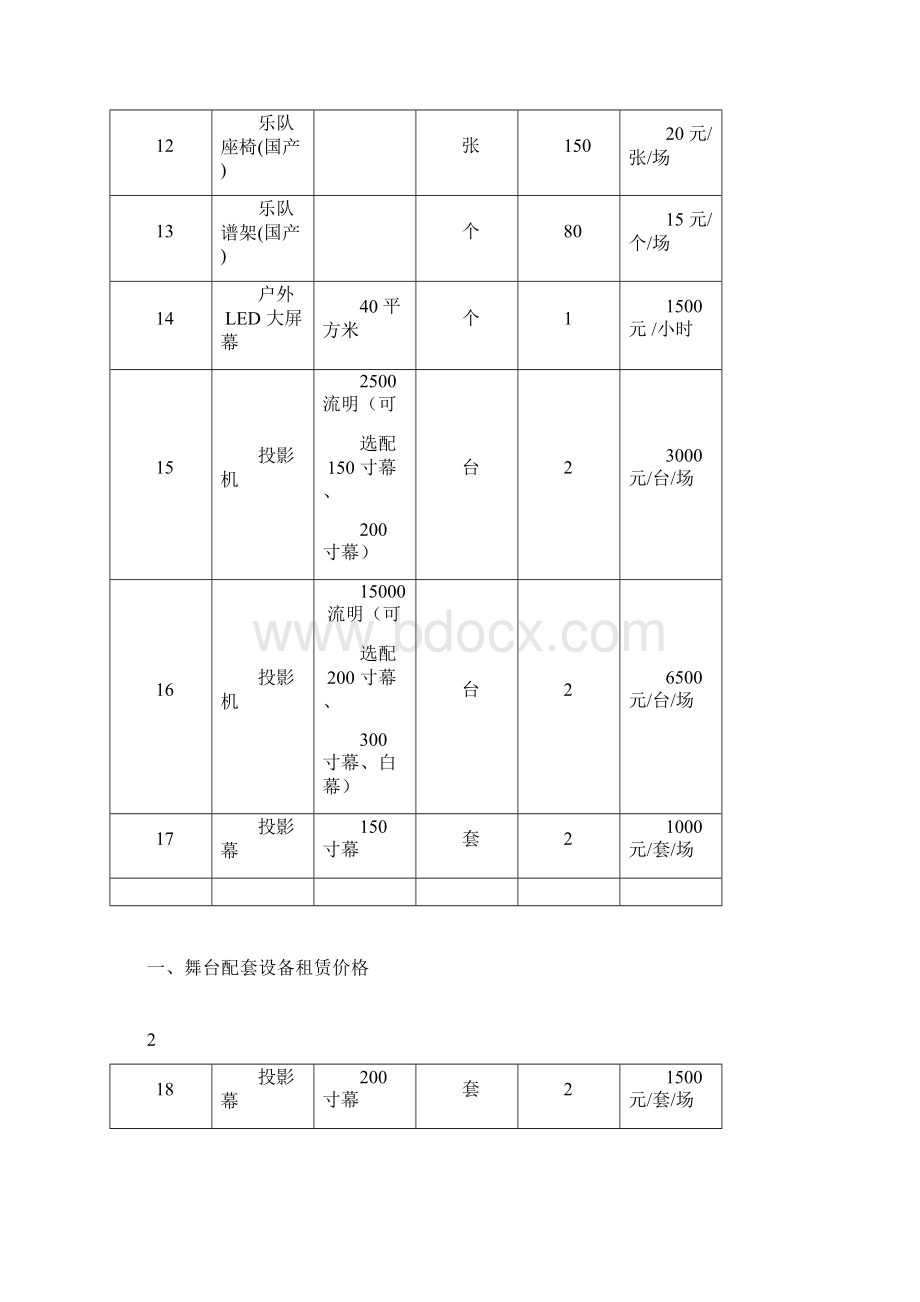 舞台设备租赁价格.docx_第3页