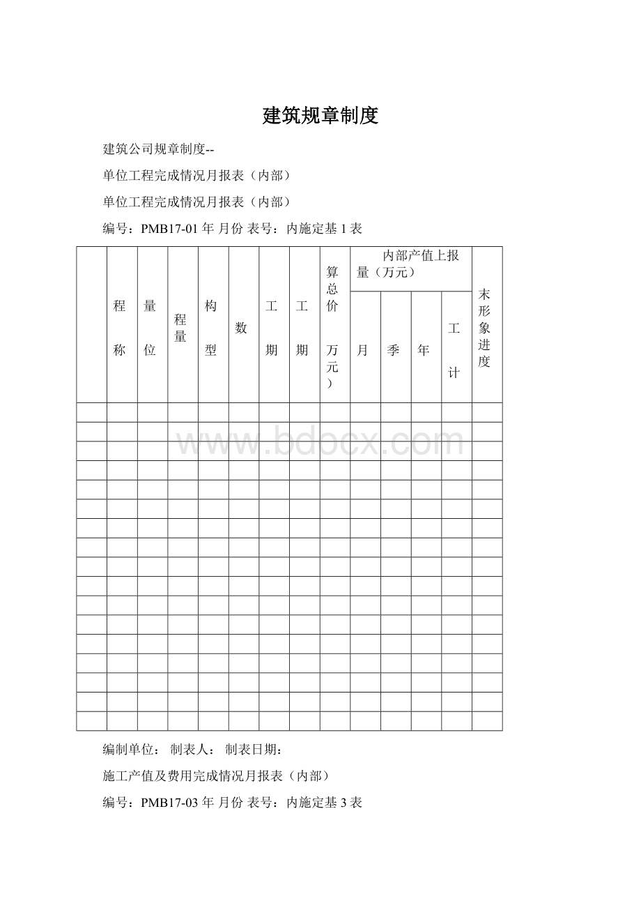 建筑规章制度Word文档下载推荐.docx_第1页