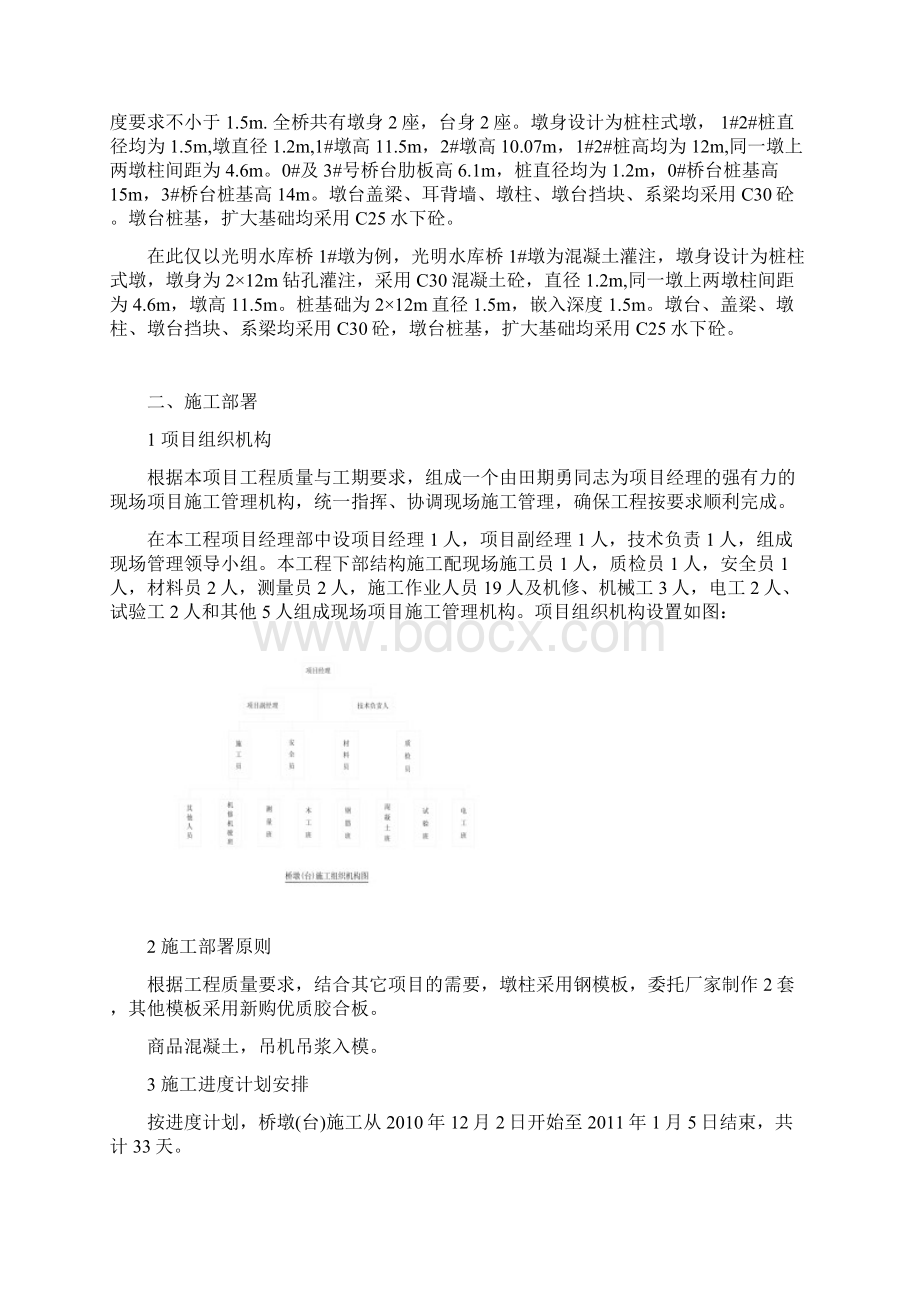 水库桥桥墩施工方案Word文档下载推荐.docx_第2页