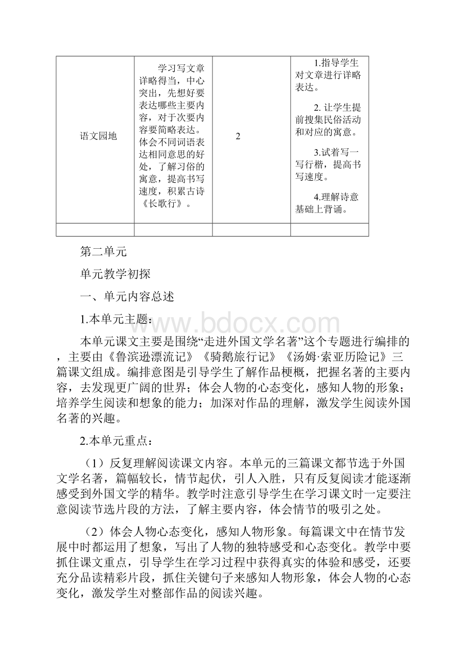 部编人教版六年级语文下册教学初探全册.docx_第3页