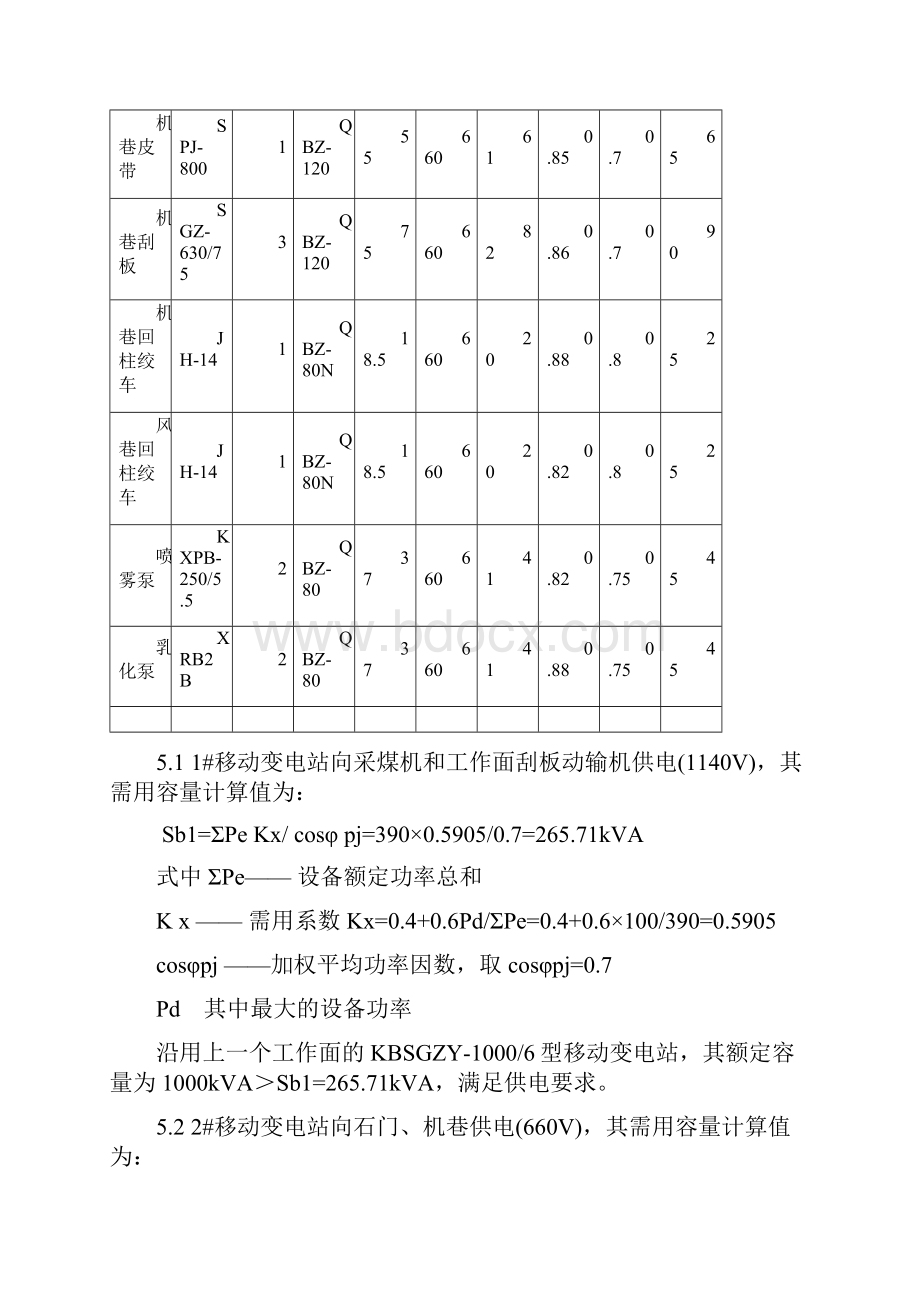 2432高档普采工作面设计机电部分.docx_第3页