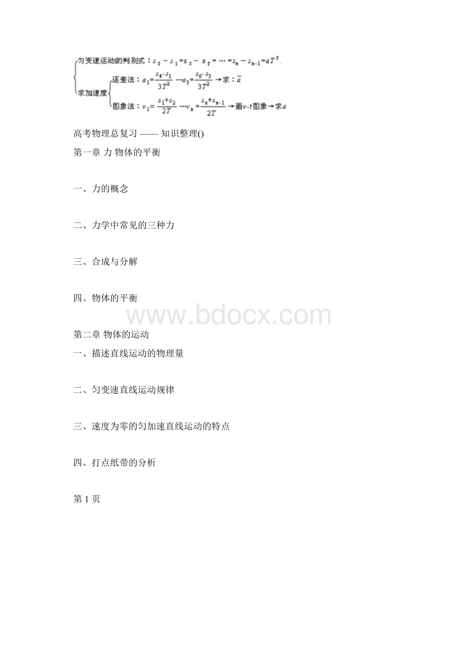 高考物理复习知识整理非常好的物理复习资料.docx_第2页