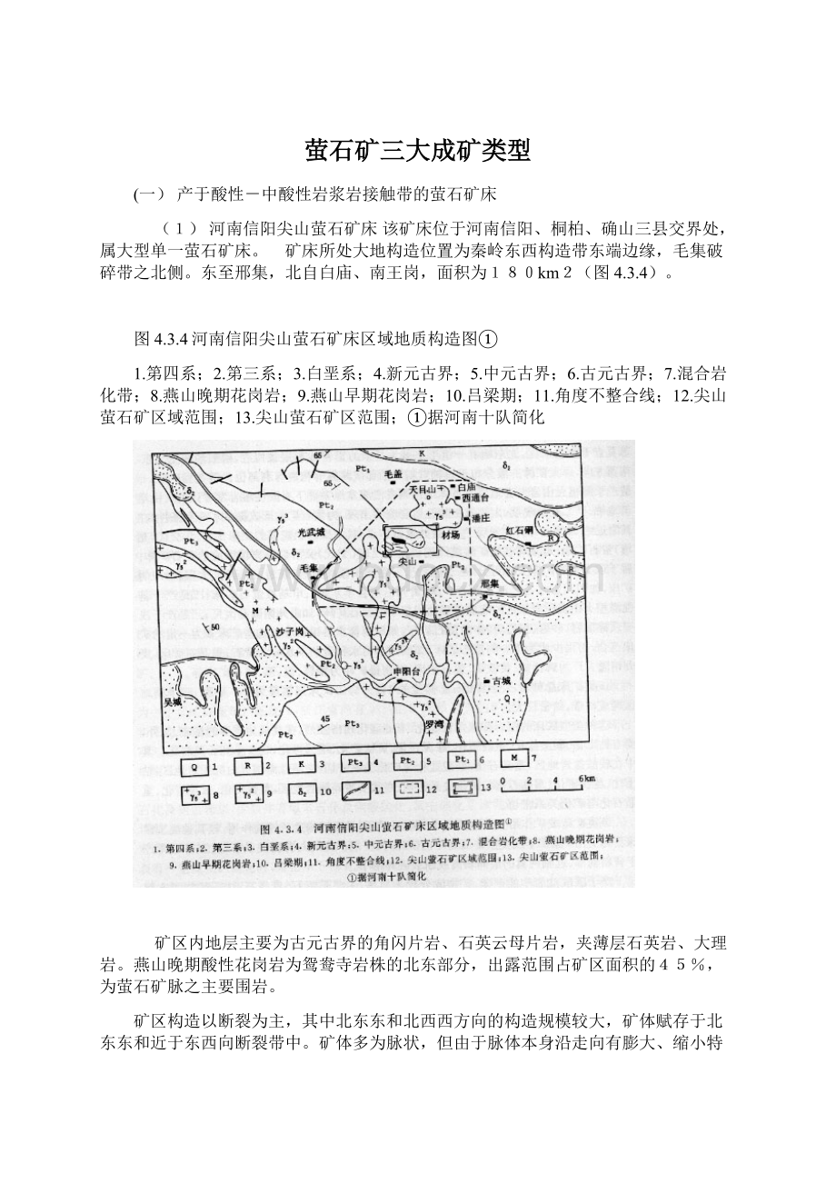 萤石矿三大成矿类型.docx_第1页