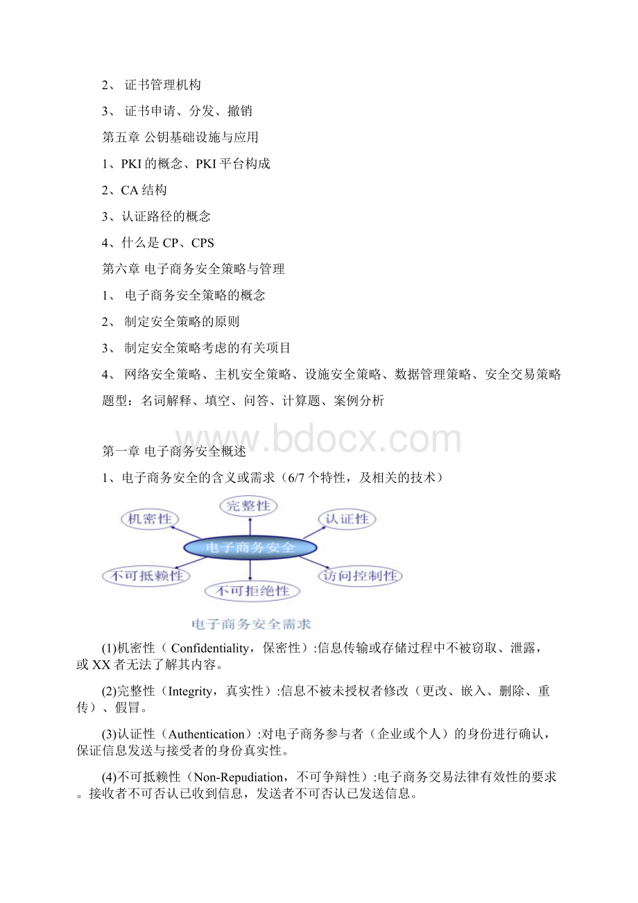 电子商务安全技术复习要点.docx_第2页