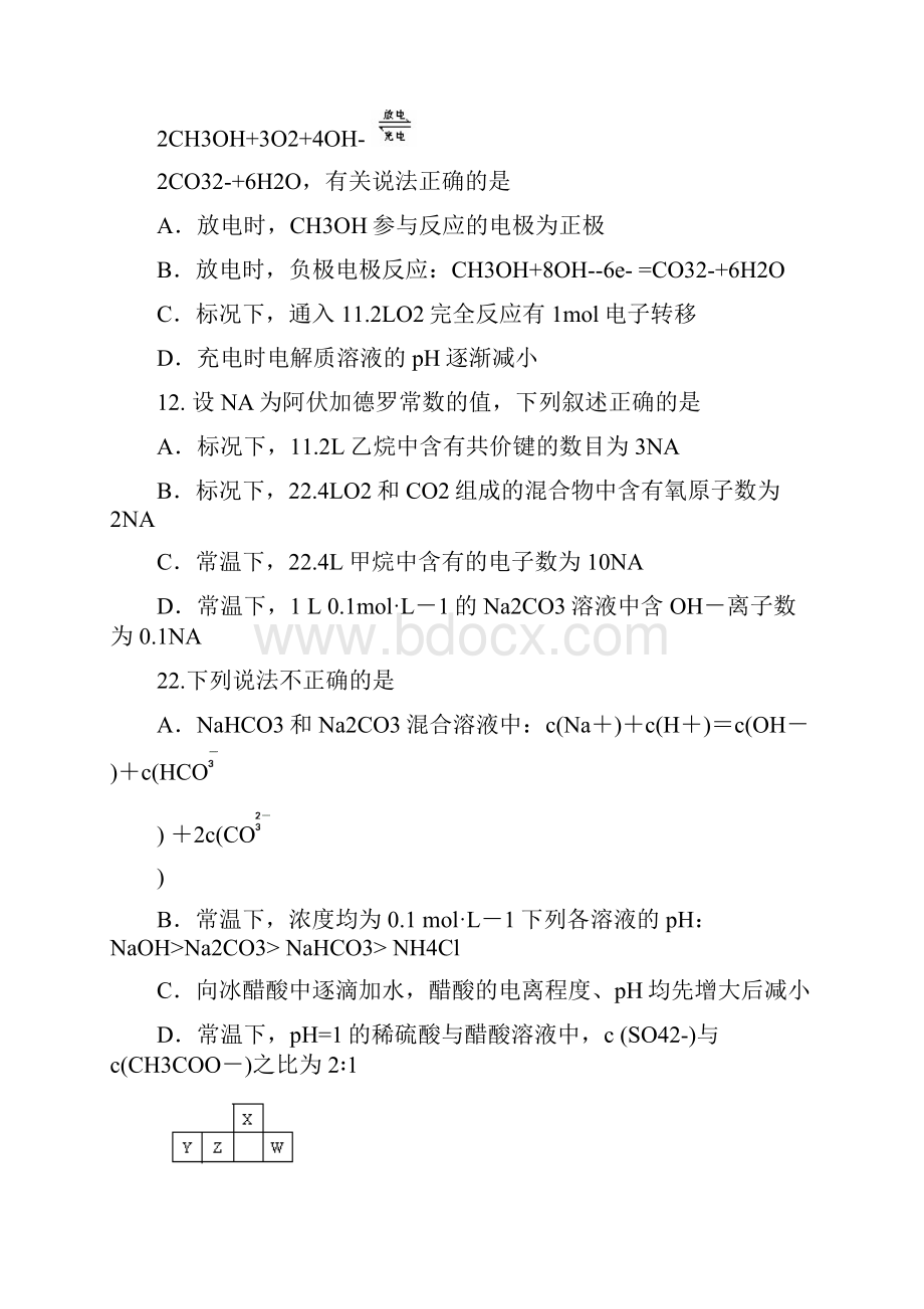 届广东省惠州市高三模拟考试化学试题及答案.docx_第2页