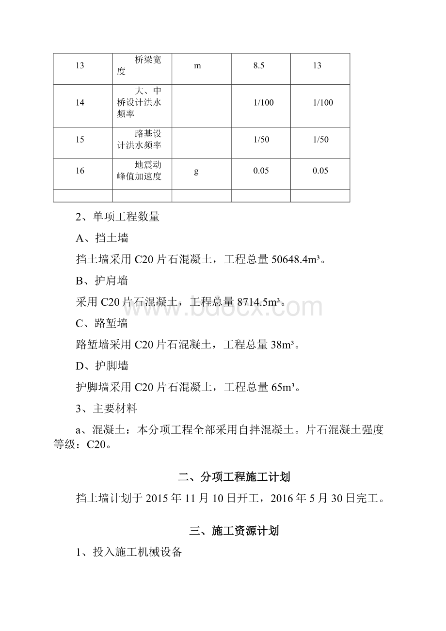 挡土墙施工方案最终版Word文档下载推荐.docx_第3页