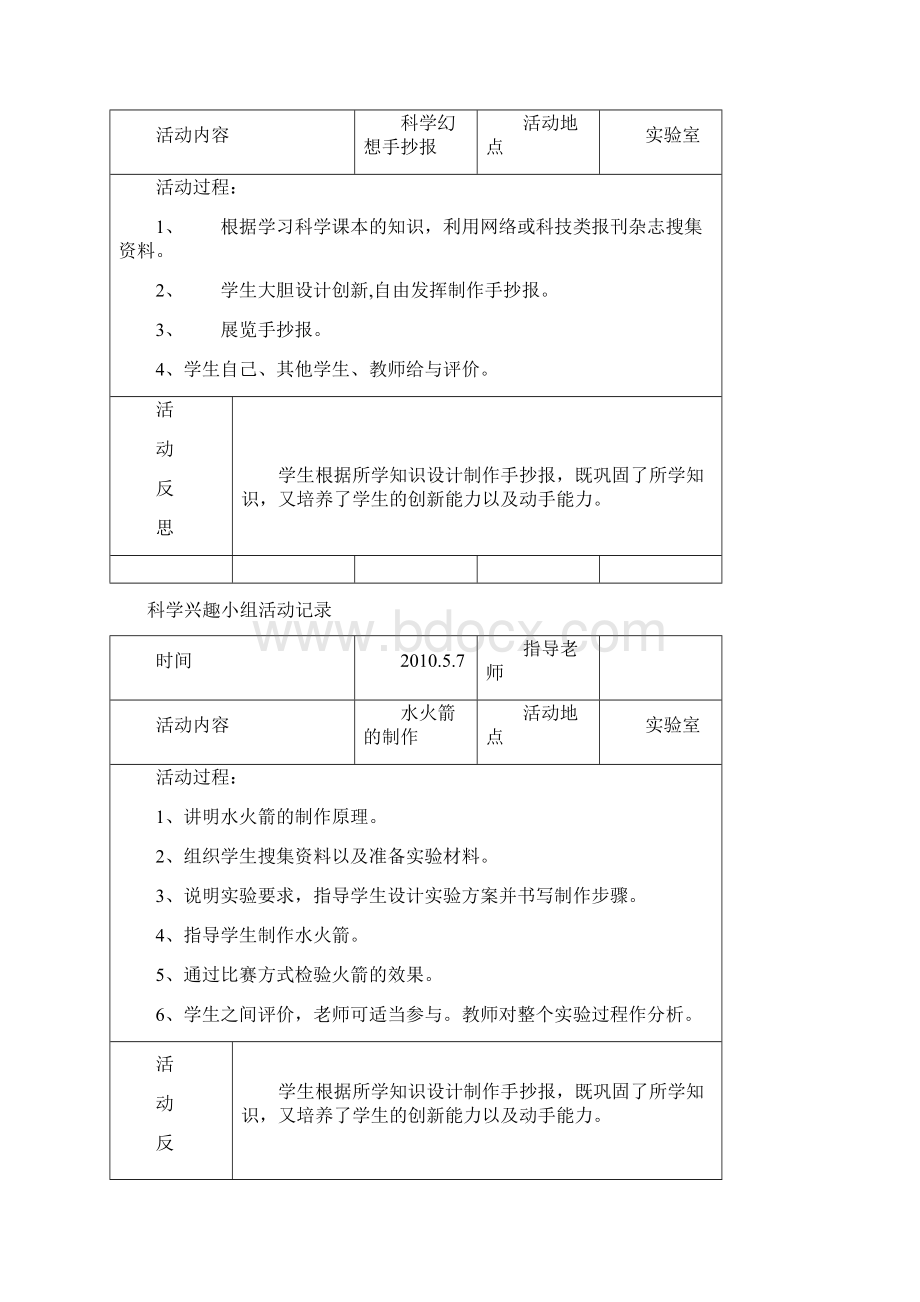 科技兴趣小组活动记录文档格式.docx_第3页