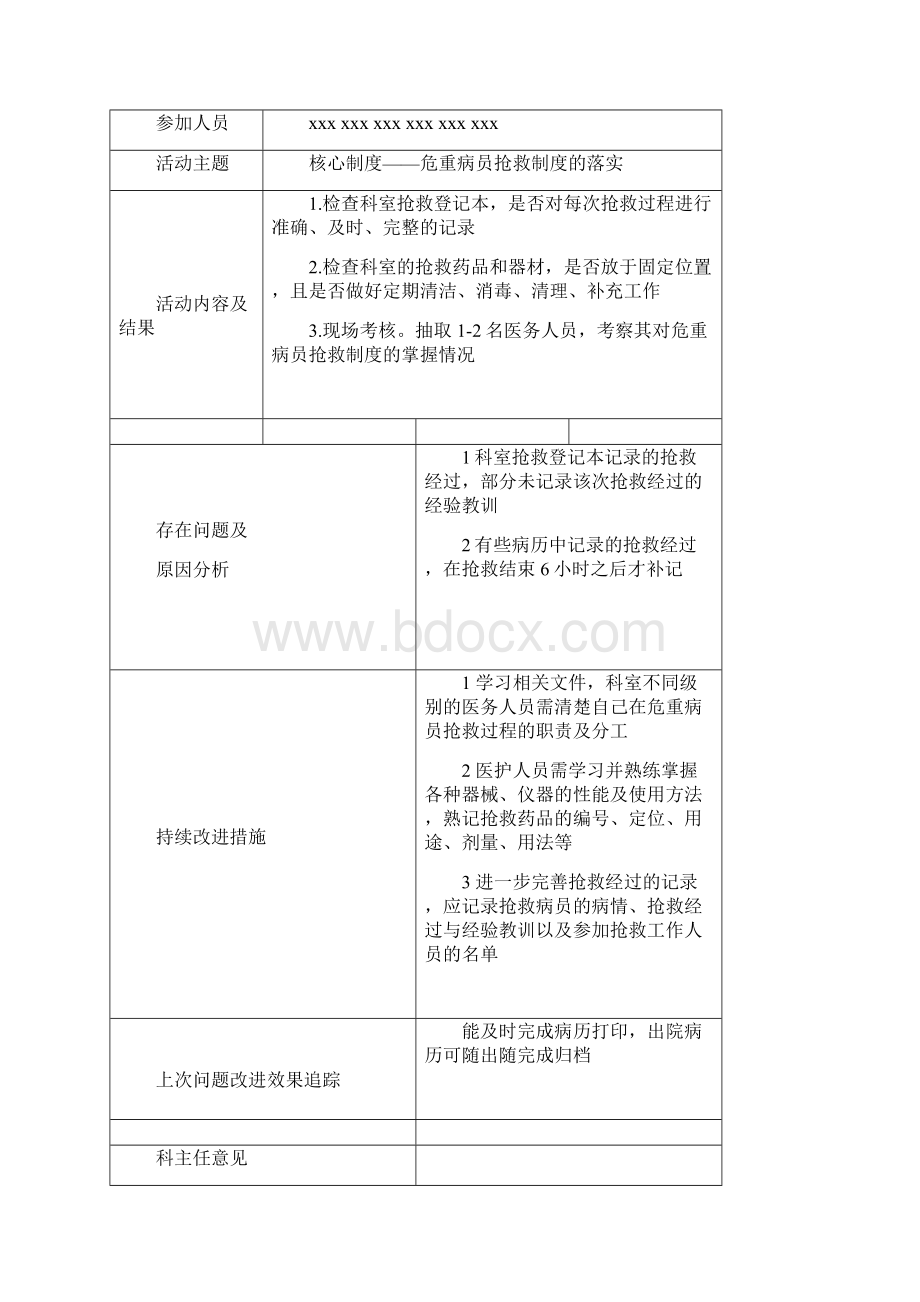 科室医疗质量与安全管理记录本科室新自动保存的.docx_第3页