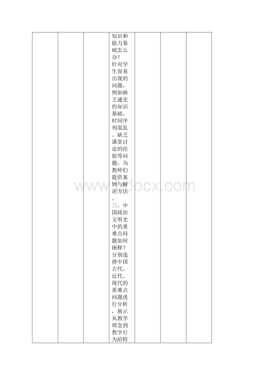 专题三 历史必修Ⅰ课堂教学应注意的问题.docx_第2页