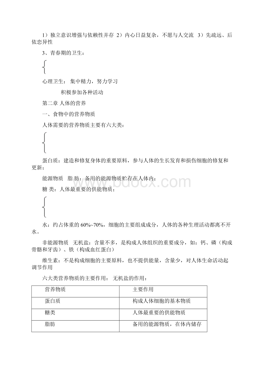 初一下册生物知识点归纳.docx_第3页