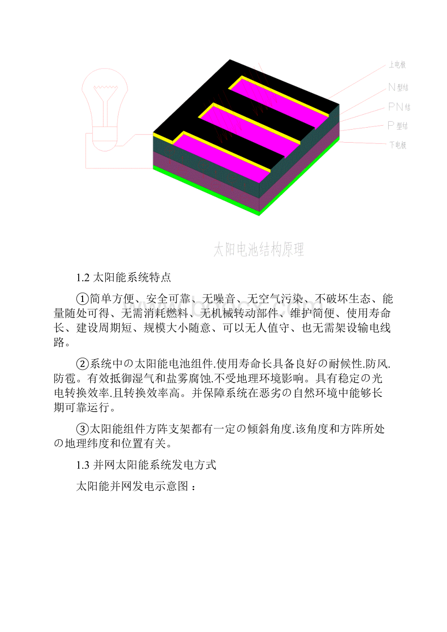 申报稿XX煤矿分布式太阳能光伏发电系统设计实施可行性方案Word文档格式.docx_第3页