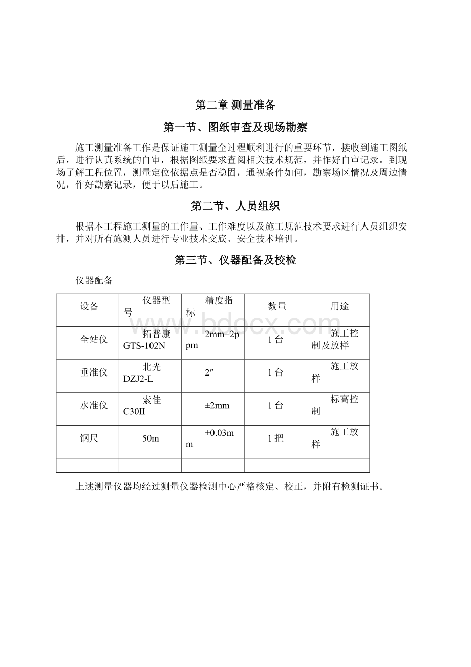 4#宿舍楼工程测量施工方案.docx_第3页